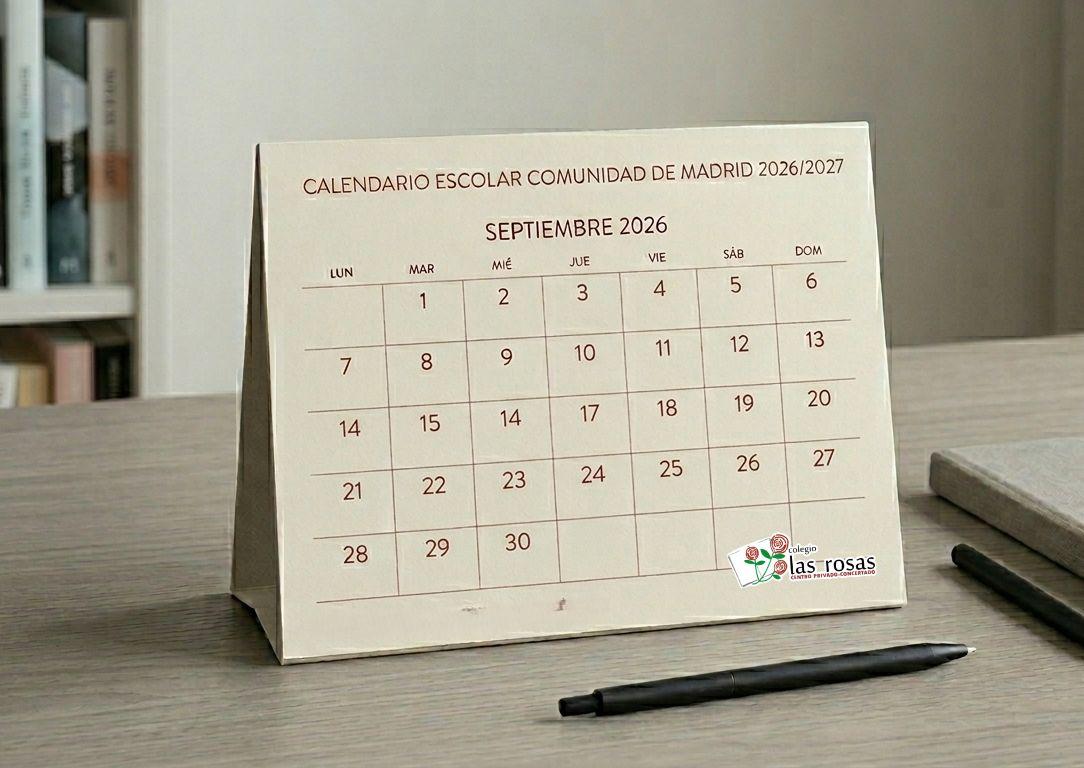Calendario escolar para el curso 2026-2027 en Madrid
